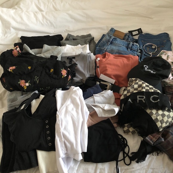 Urban Outfitters Tops - BRAND NAME CLOTHING BUNDLE (35 ITEMS)